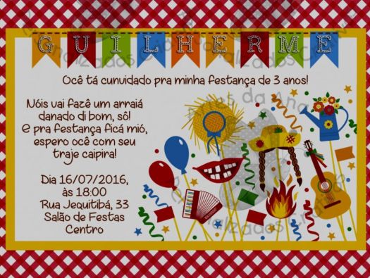 Convite para festa